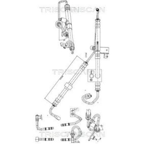 Kjøp Hydraulikkslange, styring av TRISCAN 8516 11015 til den lave prisen 1534,32 NOK