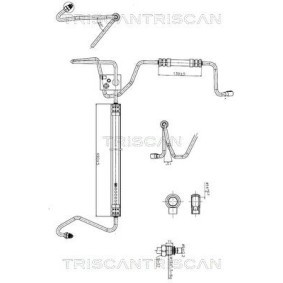 Køb Hydraulikslange, styretøj af TRISCAN 8516 29020 til den lave pris 826,43 DKK