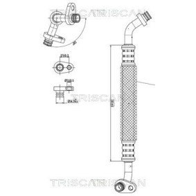 Osta Korkeapaine- / matalapainejohto, ilmastointilaite TRISCAN:llä 9010 28023 edullisesti hintaan 61,12 €
