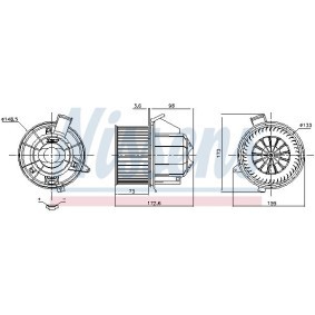 LANCIA Innenraumgebläse von NISSENS