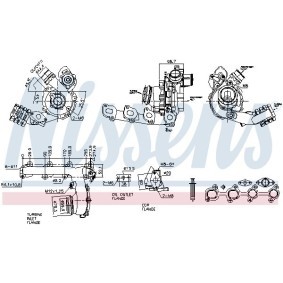 Turbolader 93816 MERCEDES-BENZ T-Class von NISSENS