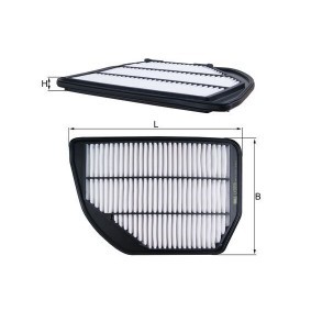 SUZUKI Luftfilter von MAHLE ORIGINAL