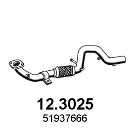 Köp Avgasrör av ASSO 12.3025 till det låga priset 2813,69 kr