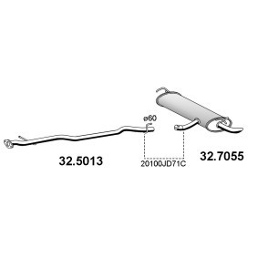 Endschalldämpfer 32.7055 von ASSO günstig für 200,46 € online kaufen
