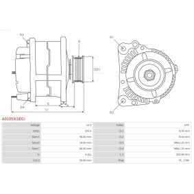 Lichtmaschine A01053(SEG)