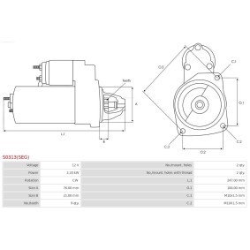 Anlasser S0313(SEG)