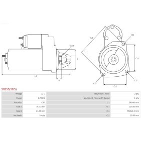Anlasser S0555(SEG)