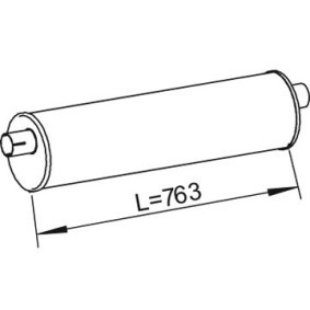 Mittelschalldämpfer von DINEX
