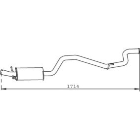 Endschalldämpfer 32303 von DINEX günstig für 75,80 € online kaufen