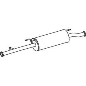 Mittelschalldämpfer 38306