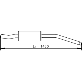 Mittelschalldämpfer von DINEX
