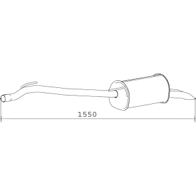 Endschalldämpfer 74306 von DINEX günstig für 170,71 € online kaufen