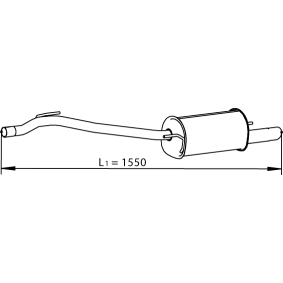 Endschalldämpfer 74322 von DINEX günstig für 160,23 € online kaufen