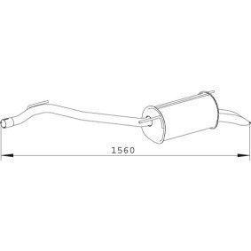 Endschalldämpfer 74329 von DINEX günstig für 194,38 € online kaufen