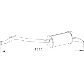 Endschalldämpfer 74330 von DINEX günstig für 185,83 € online kaufen