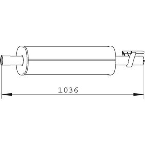 Mittelschalldämpfer von DINEX