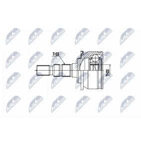 Comprar Juego de articulación, árbol de transmisión de NTY NPZ-PL-048 a bajo precio de 46,27 €