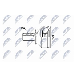 Comprar Juego de articulación, árbol de transmisión de NTY NPZ-RE-066 a bajo precio de 37,28 €