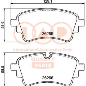 Köp Bromsbelägg av IAP QUALITY PARTS 704-50061 till det låga priset 1703,53 kr