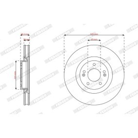 Bremsscheibe DDF3242C