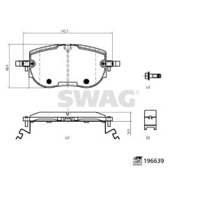 Compre Braço de suspensão da SWAG 33 11 2841 a um preço baixo por 131,81 €