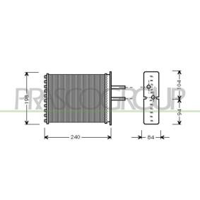 Achetez des Radiateur du moteur PRASCO FT124R101 à prix pour 85,31 €