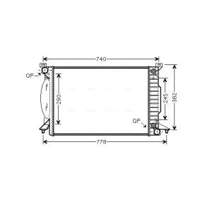 Kühler, Motorkühlung von AVA COOLING SYSTEMS