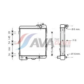 Kühler, Motorkühlung von AVA COOLING SYSTEMS AI2293