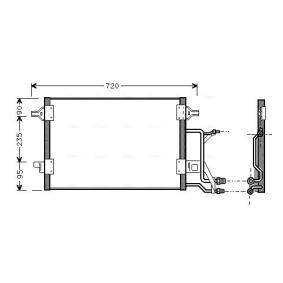 Klimakondensator für AUDI von AVA COOLING SYSTEMS