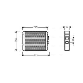 Osta AVA COOLING SYSTEMS Lämmityslaitteen kenno netistä A2 (8Z0)-mallille edulliseen hintaan