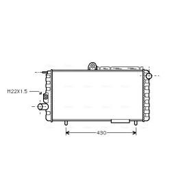 Acquista Radiatore motore da AVA COOLING SYSTEMS AL2007 a buon mercato per soli 138,69 €