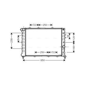 Acquista Radiatore motore da AVA COOLING SYSTEMS AL2057 a buon mercato per soli 106,80 €