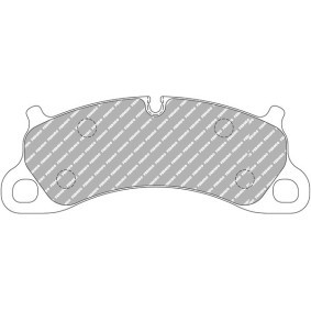 Köp Bromsbelägg av FERODO RACING FCP4955H till det låga priset 5260,60 kr