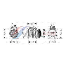 Acquista Compressore aria condizionata da AVA COOLING SYSTEMS ALK093 a buon mercato per soli 453,10 €