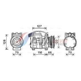 Acquista Compressore aria condizionata da AVA COOLING SYSTEMS ALK102 a buon mercato per soli 646,30 €