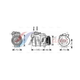 Acquista Compressore aria condizionata da AVA COOLING SYSTEMS ALK113 a buon mercato per soli 424,18 €