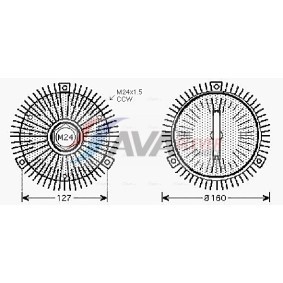 Achetez des Radiateur du moteur AVA COOLING SYSTEMS AU2025 à prix pour 174,21 €
