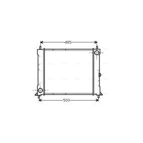 Achetez des Radiateur du moteur AVA COOLING SYSTEMS AU2067 à prix pour 63,06 €