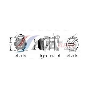 Achetez des Radiateur du moteur AVA COOLING SYSTEMS AU2070 à prix pour 189,15 €