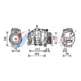 Achetez des Radiateur du moteur AVA COOLING SYSTEMS AU2077 à prix pour 168,65 €