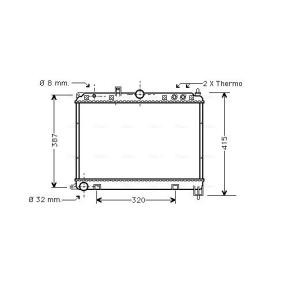 Acquista Radiatore motore da AVA COOLING SYSTEMS AU2118 a buon mercato per soli 94,69 €