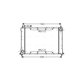 Achetez des Radiateur du moteur AVA COOLING SYSTEMS AU2119 à prix pour 127,76 €