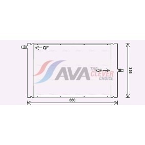 Achetez des Radiateur du moteur AVA COOLING SYSTEMS AU2122 à prix pour 118,12 €