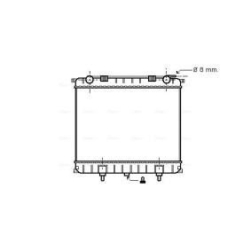 Achetez des Radiateur du moteur AVA COOLING SYSTEMS AU2125 à prix pour 370,22 €