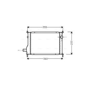 Achetez des Radiateur du moteur AVA COOLING SYSTEMS AU2133 à prix pour 298,92 €