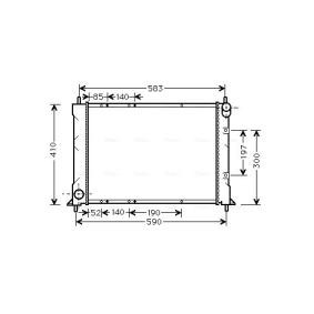 Achetez des Radiateur du moteur AVA COOLING SYSTEMS AU2149 à prix pour 149,11 €