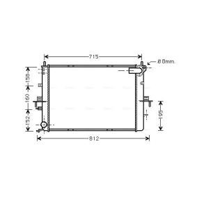 Achetez des Radiateur du moteur AVA COOLING SYSTEMS AU2152 à prix pour 217,84 €