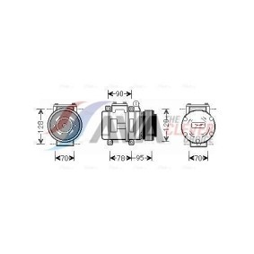 Achetez des Radiateur du moteur AVA COOLING SYSTEMS AU2155 à prix pour 220,99 €