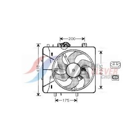 Osta Lämmityslaitteen kenno AVA COOLING SYSTEMS:llä AU6058 edullisesti hintaan 148,78 €