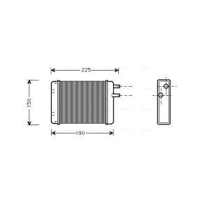 Osta Lämmityslaitteen kenno AVA COOLING SYSTEMS:llä AU6083 edullisesti hintaan 52,90 €